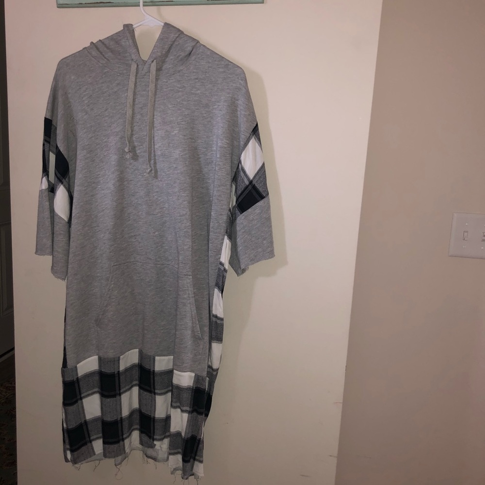 Zara Oversized Sweatshirt Dress